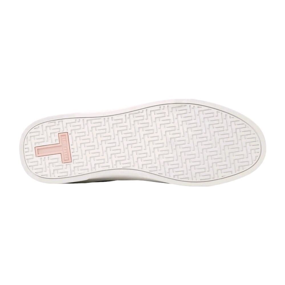 Ted Baker Women's Leather Sneakers Shoes Pink/White Size 7.5 - Picture 5 of 6
